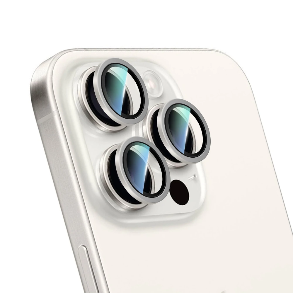 Apple iPhone 14 Pro Max CaseWorld Alloy Serisi Oleofobik Anti Reflective Kamera Lens Koruyucu