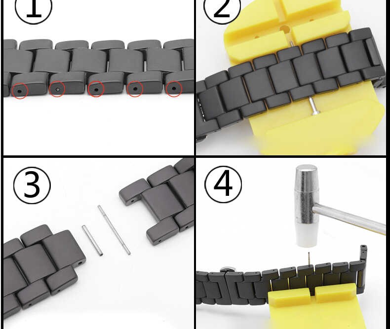 ​​​ Watch Ultra 49mm Kordon Mat Seramik Metal Strap Kayış