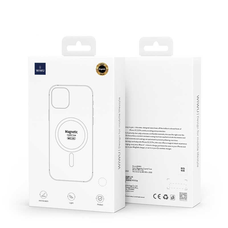iPhone 12 Kılıf Wiwu Magnetic Crystal Kılıf