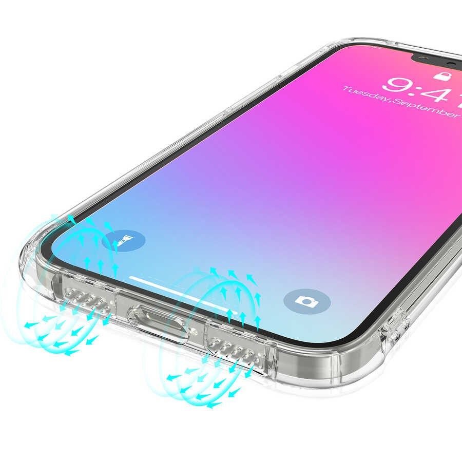 iPhone 13 Pro Max Kılıf Kajsa Transparent Kılıf