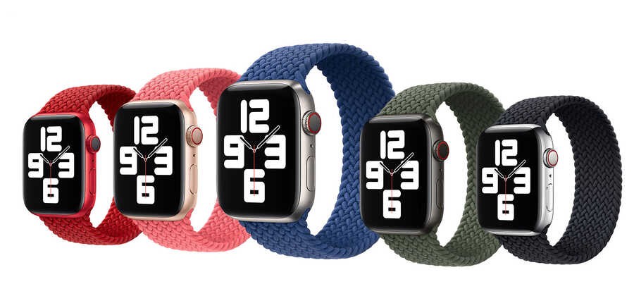 Watch 44mm Wiwu Braided Solo Loop Medium Kordon