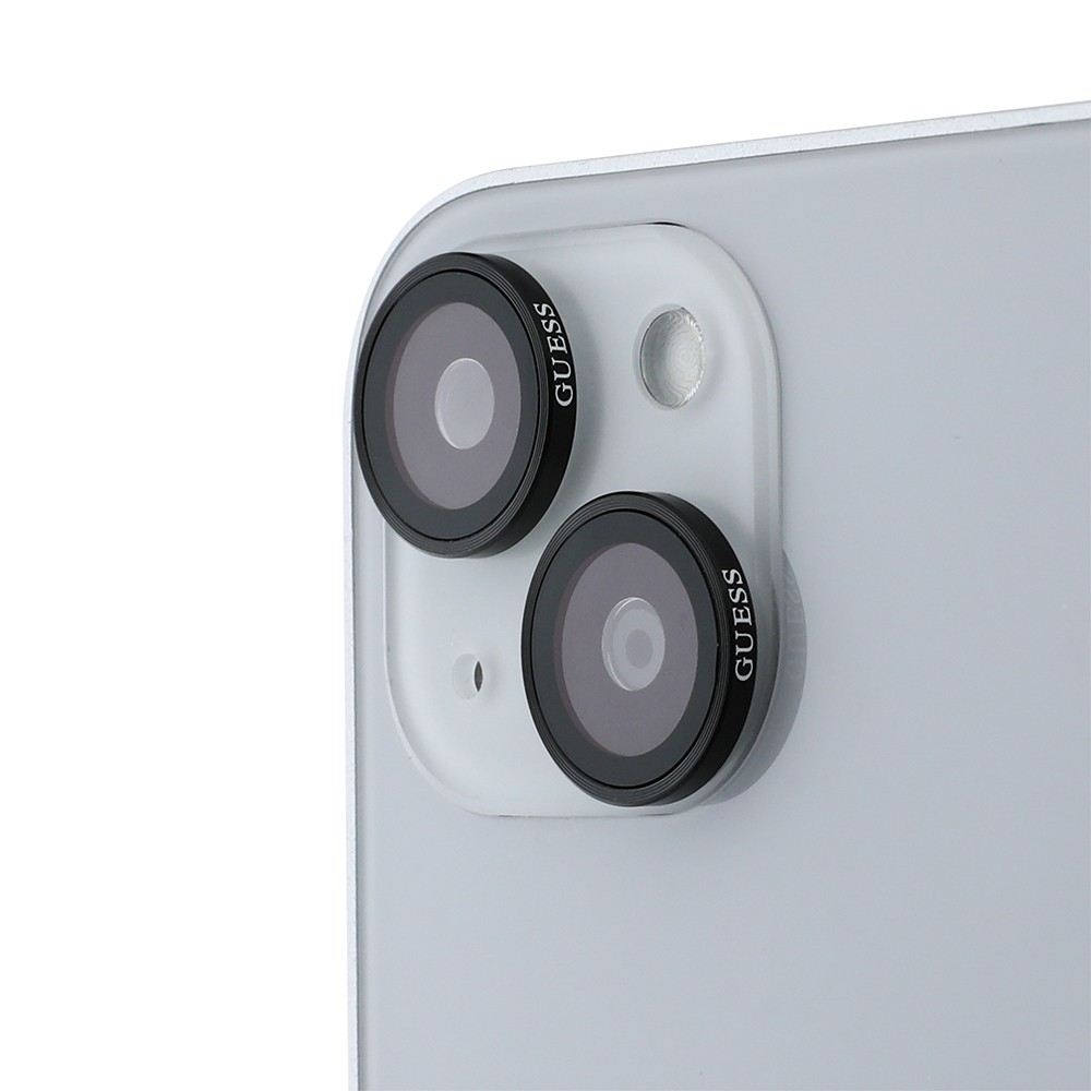 iPhone 15 Guess Orjinal Lisanslı Metal Kamera Lens Koruyucu
