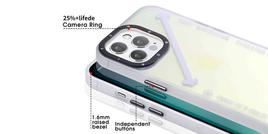 iPhone 12 Pro Max Kılıf YoungKit Fashion Culture Time Serisi Kılıf