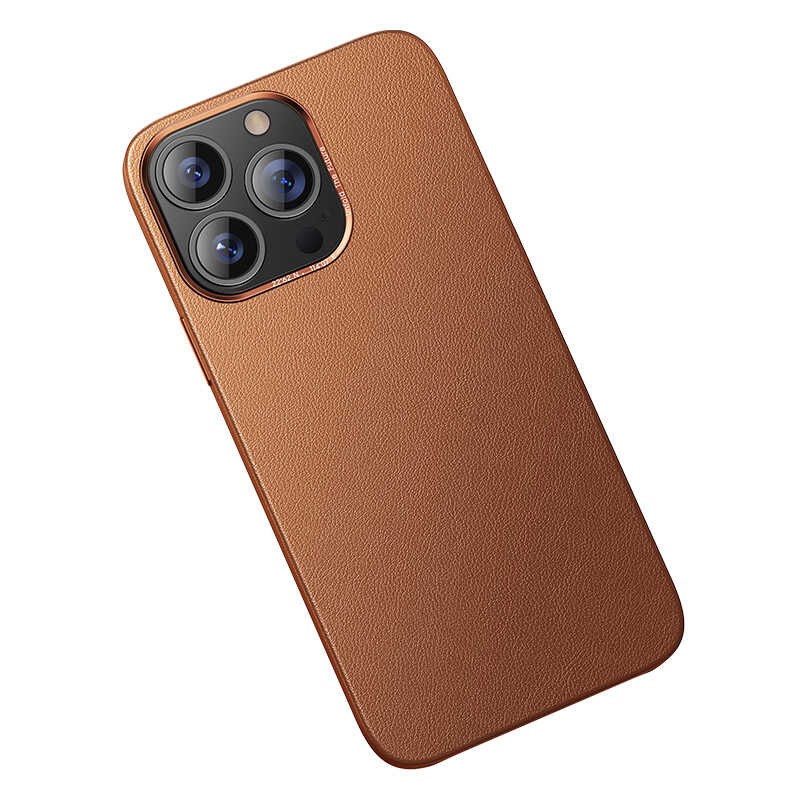 iPhone 13 Pro Max Kılıf Benks Magnetic Hakiki Deri Kılıf