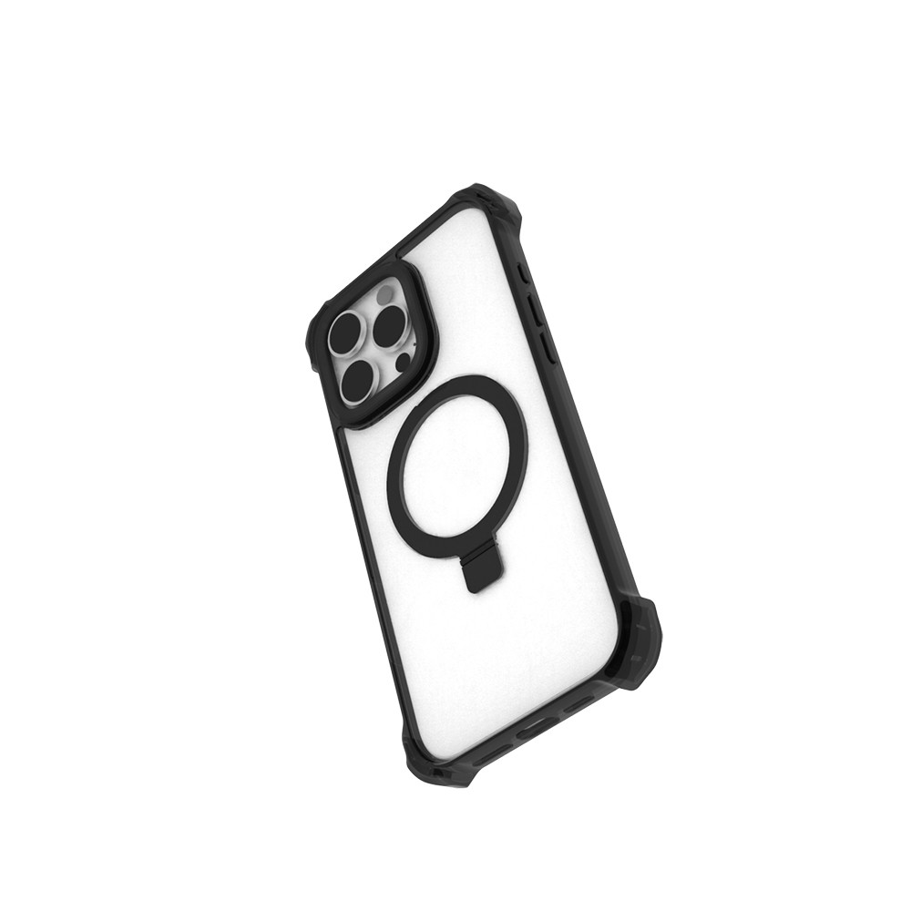 iPhone 16 Pro Kılıf Magsafe Şarj Özellikli Raptic Dual Serisi Şeffaf Standlı Kılıf