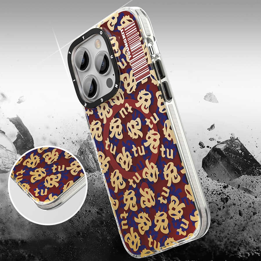 iPhone 14 Pro Kılıf Magsafe Şarj Özellikli Youngkit Play Rabbit Serisi Kılıf