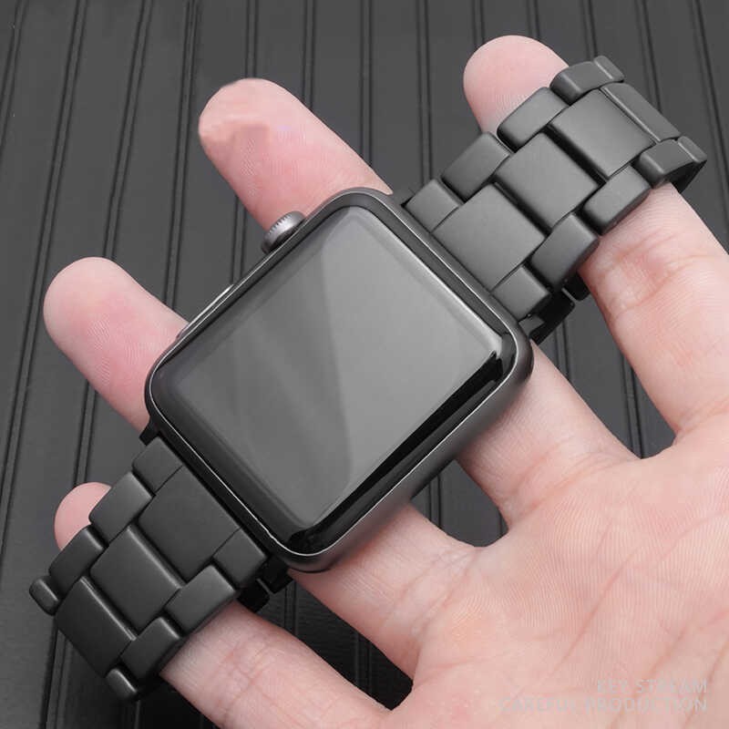​​​ Watch Ultra 49mm Kordon Mat Seramik Metal Strap Kayış