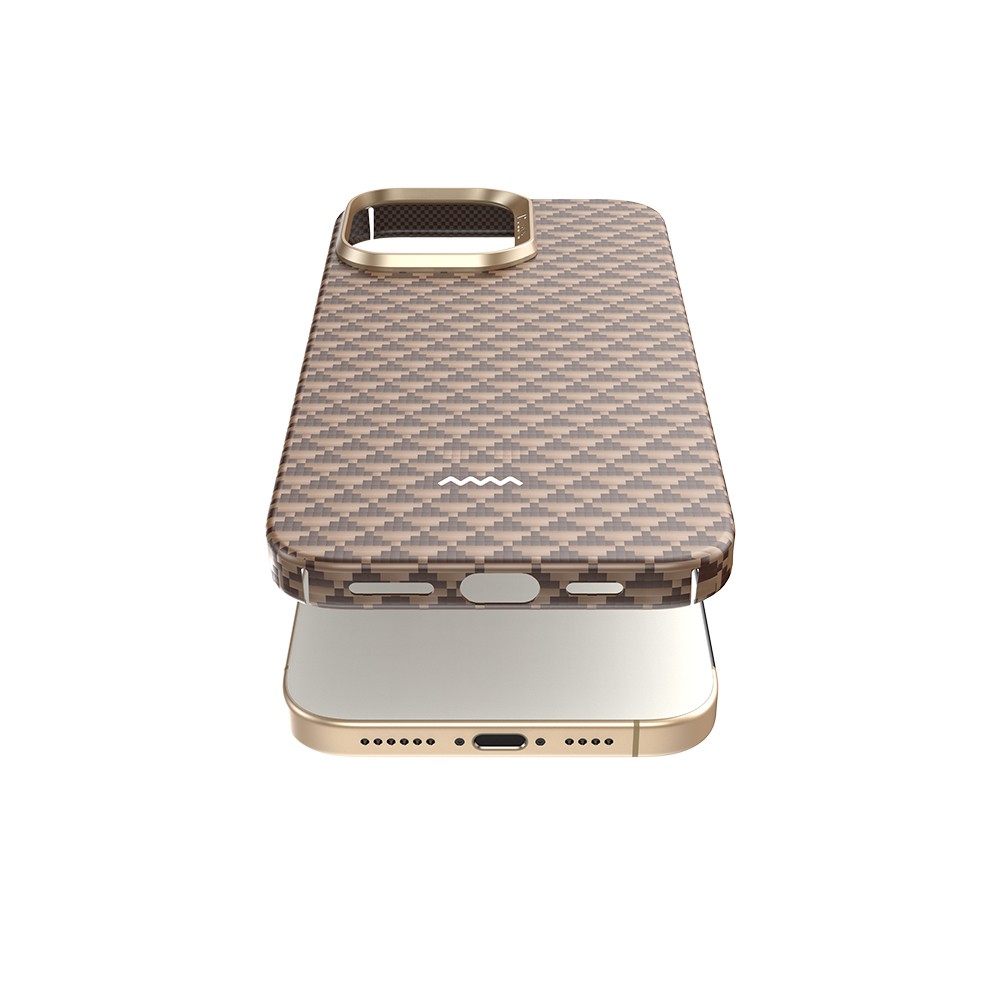 Apple iPhone 16 Pro Kılıf M-safe Şarj Özellikli Raptic Aramid Skin Origin Serisi Kapak
