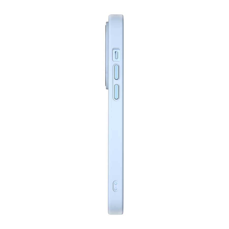 Apple iPhone 14 Plus Kılıf Wiwu VCC-104 Lens Korumalı Renkli Kenar Arkası Şeffaf Vivid Clear Kapak