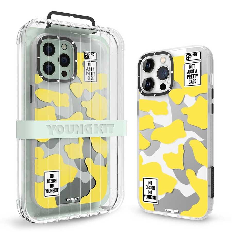 iPhone 13 Pro Max Kılıf YoungKit Kamuflaj Serisi Kılıf