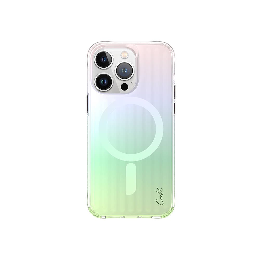 iPhone 15 Pro Kılıf Magsafe Şarj Özellikli Parlayan Arka Yüzey Coehl Linear Kılıf