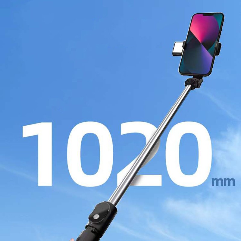 Lenyes LPH101 Canlı Yayın Dolgu Işıklı Tripod ve Selfie Çubuğu