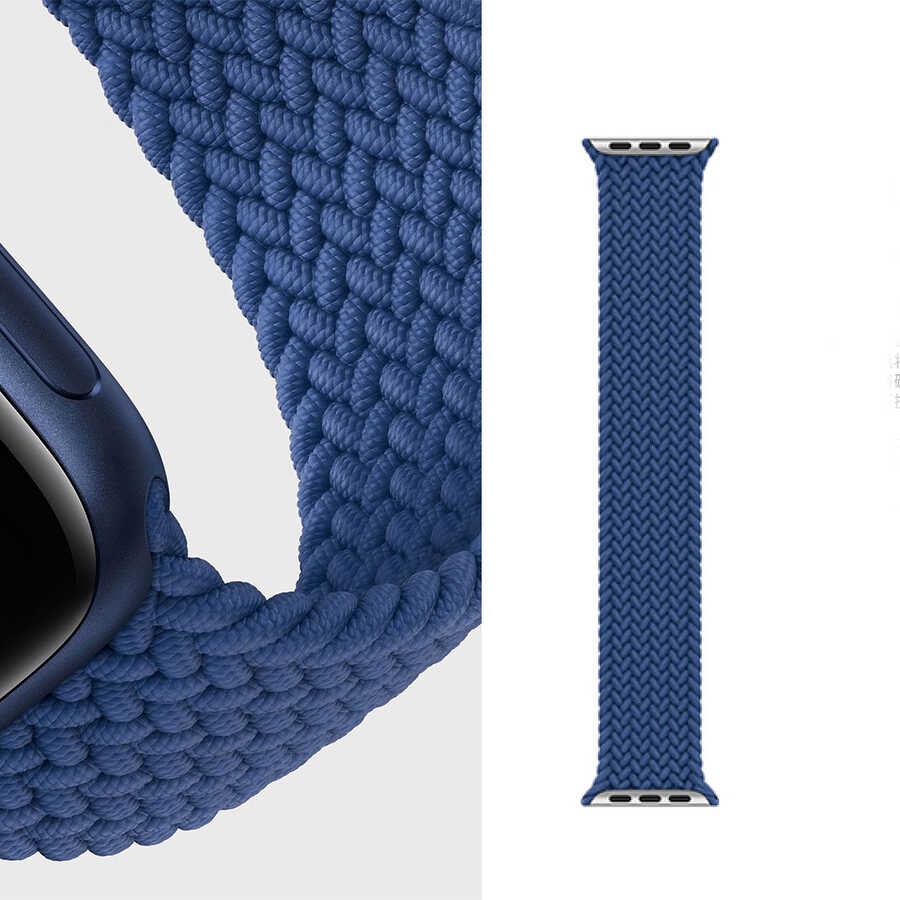 Watch 44mm Wiwu Braided Solo Loop Medium Kordon