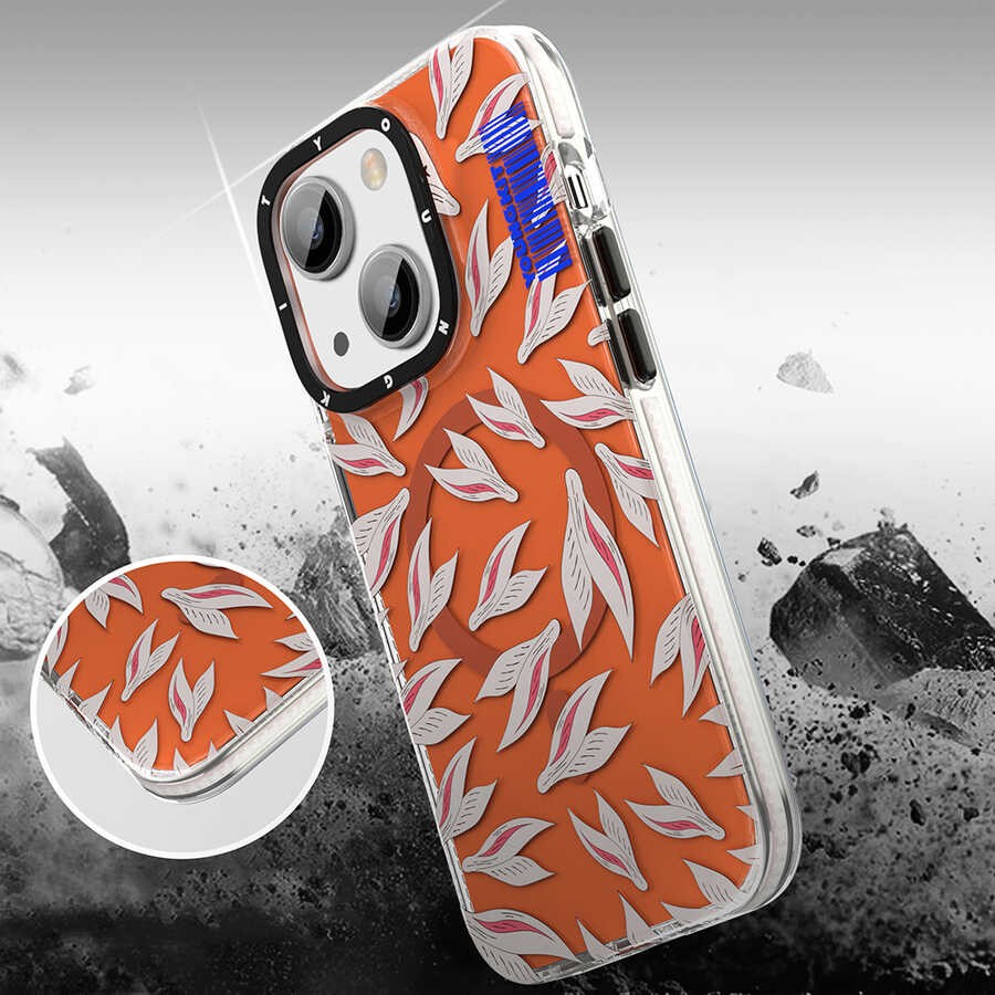 iPhone 14 Plus Kılıf Magsafe Şarj Özellikli Youngkit Play Rabbit Serisi Kılıf
