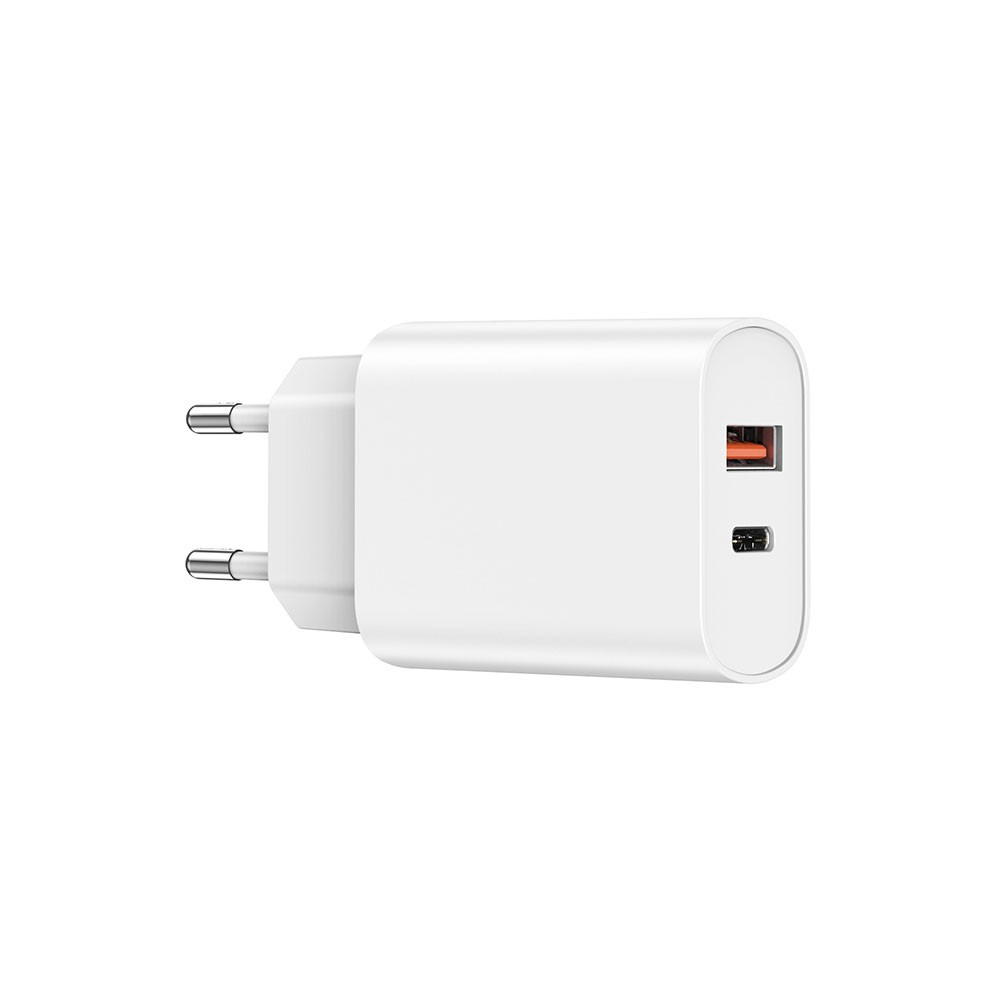Wiwu Wi-U002 Quick Type-C PD & USB-A QC Hızlı Şarj Başlığı 20W