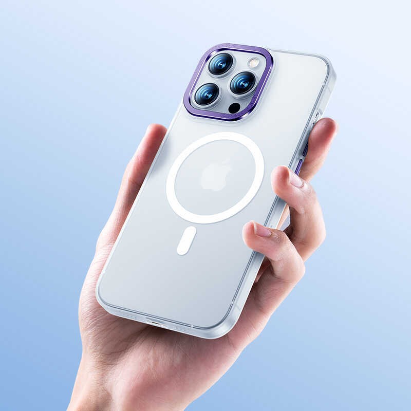 iPhone 14 Plus Kılıf Wireless Şarj Destekli Benks Magnetik Haze Kılıf