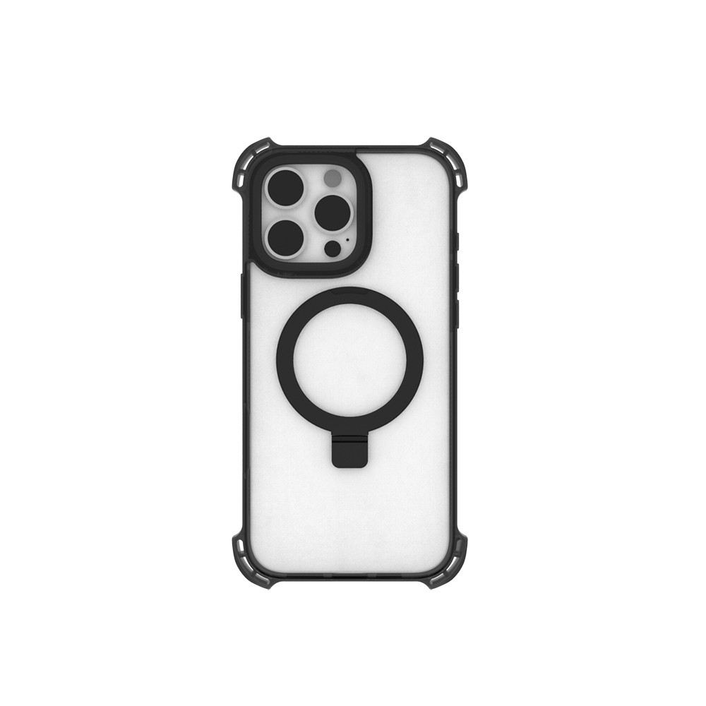iPhone 16 Pro Kılıf Magsafe Şarj Özellikli Raptic Dual Serisi Şeffaf Standlı Kılıf