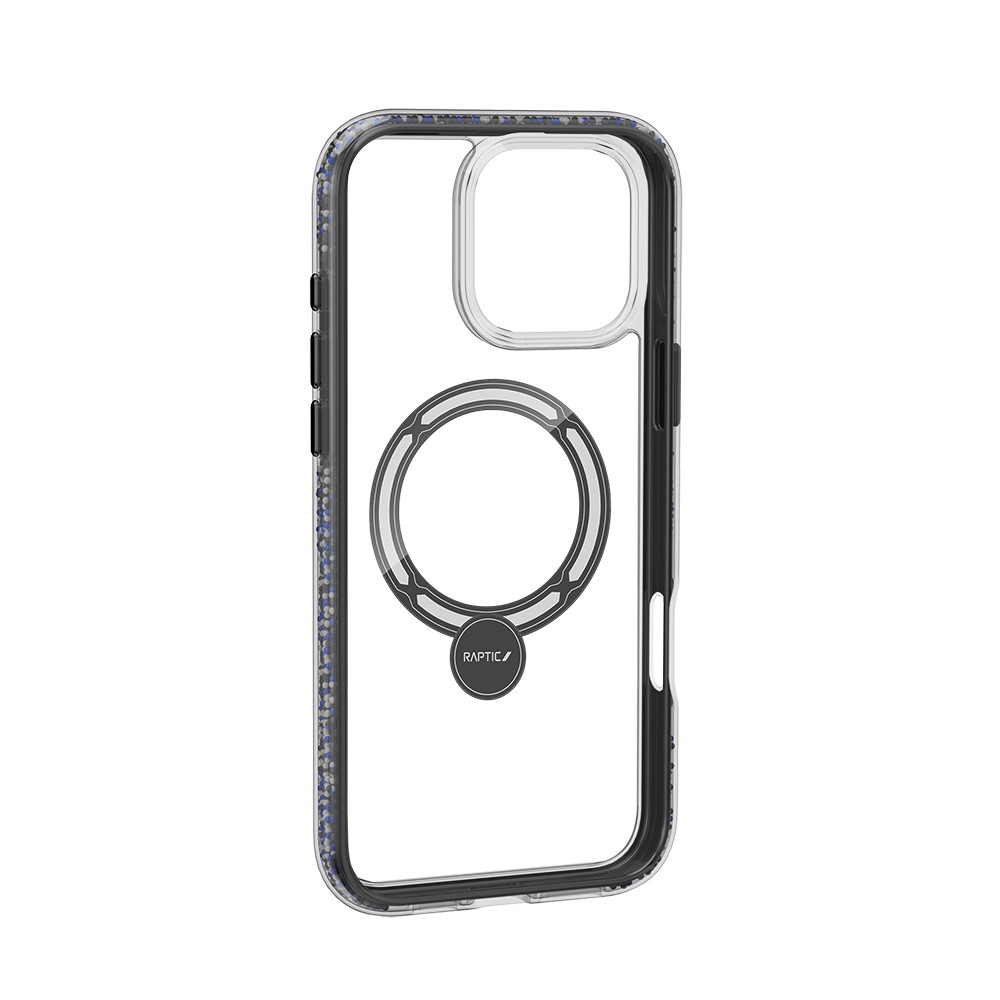 iPhone 16 Pro Max Kılıf Magsafe Şarj Özellikli Raptic AirJoy Serisi Boncuk Tasarımlı 360 Derece Dönebilen Standlı Kılıf