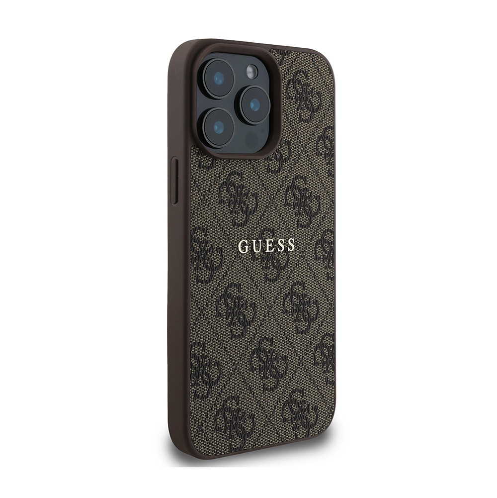 iPhone 14 Pro Max Kılıf Guess Orjinal Lisanslı Magsafe Şarj Özellikli 4G Desen Yazı Logolu Kılıf