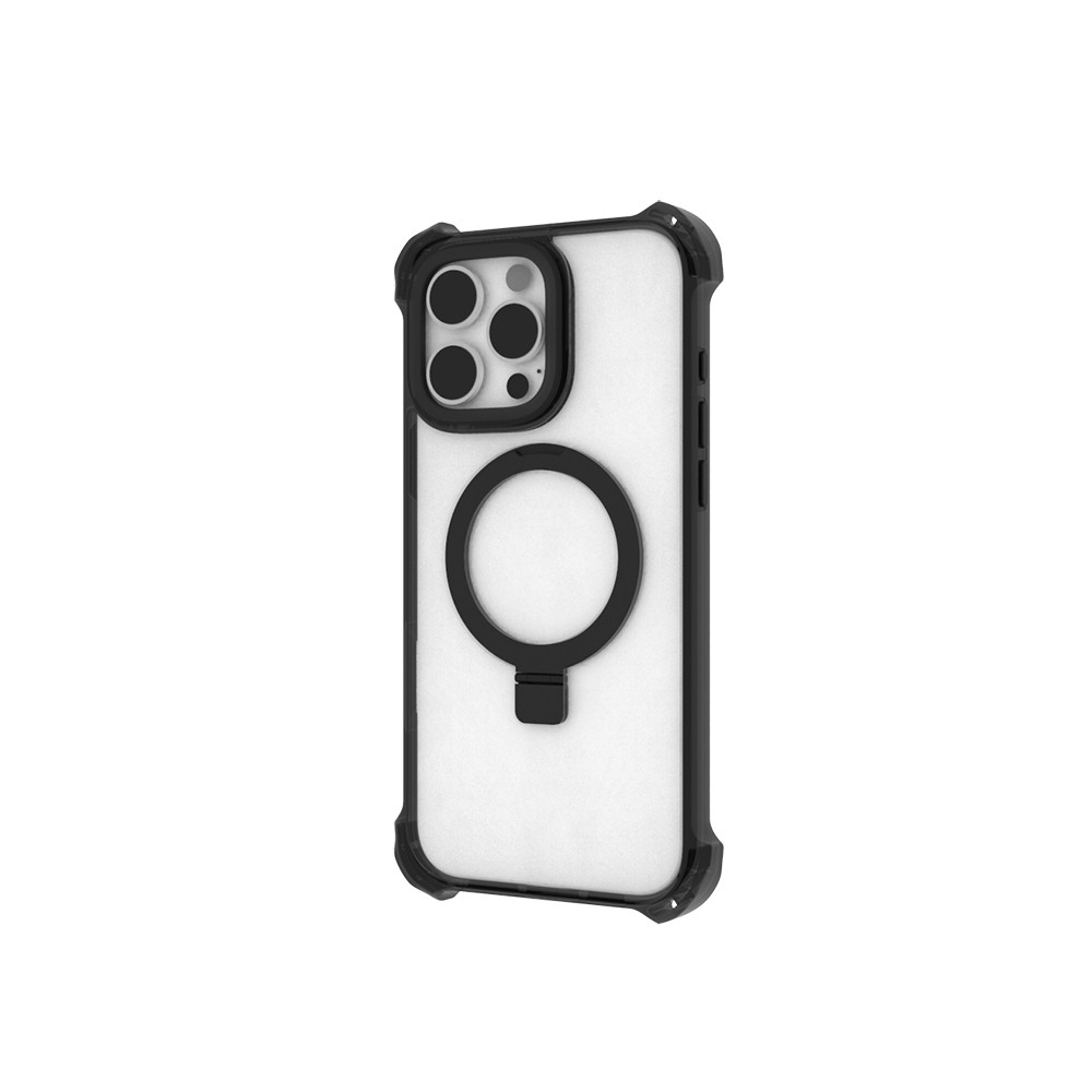 iPhone 16 Pro Kılıf Magsafe Şarj Özellikli Raptic Dual Serisi Şeffaf Standlı Kılıf