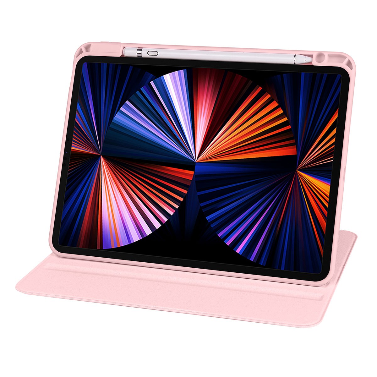 iPad Pro 11 2018 Kılıf Zore Termik Kalem Bölmeli Dönebilen Standlı Kılıf