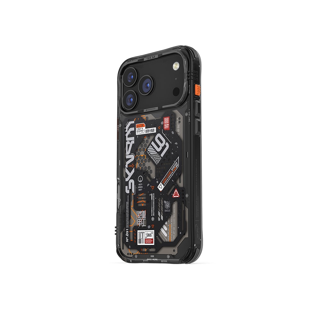 Apple iPhone 17 Pro Kılıf Desenli Airbag Tasarımlı Skinarma Spectra Kapak