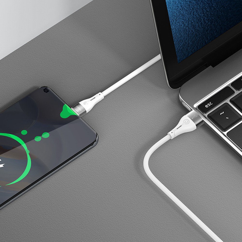 Recci RS11C Swift Serisi USB-A to Type-C 3A Hızlı Şarj Özellikli Data ve Şarj Kablosu 1M