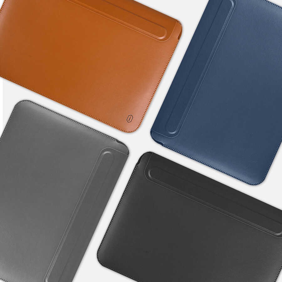 Macbook 14.2' 2021 Wiwu Macbook Skin Pro Portable Stand Kılıf