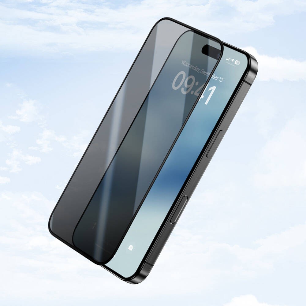 iPhone 16 Pro Max Benks Ultra Shield 0.3mm Privacy Ekran Koruyucu + Kolay Uygulama Aparatlı