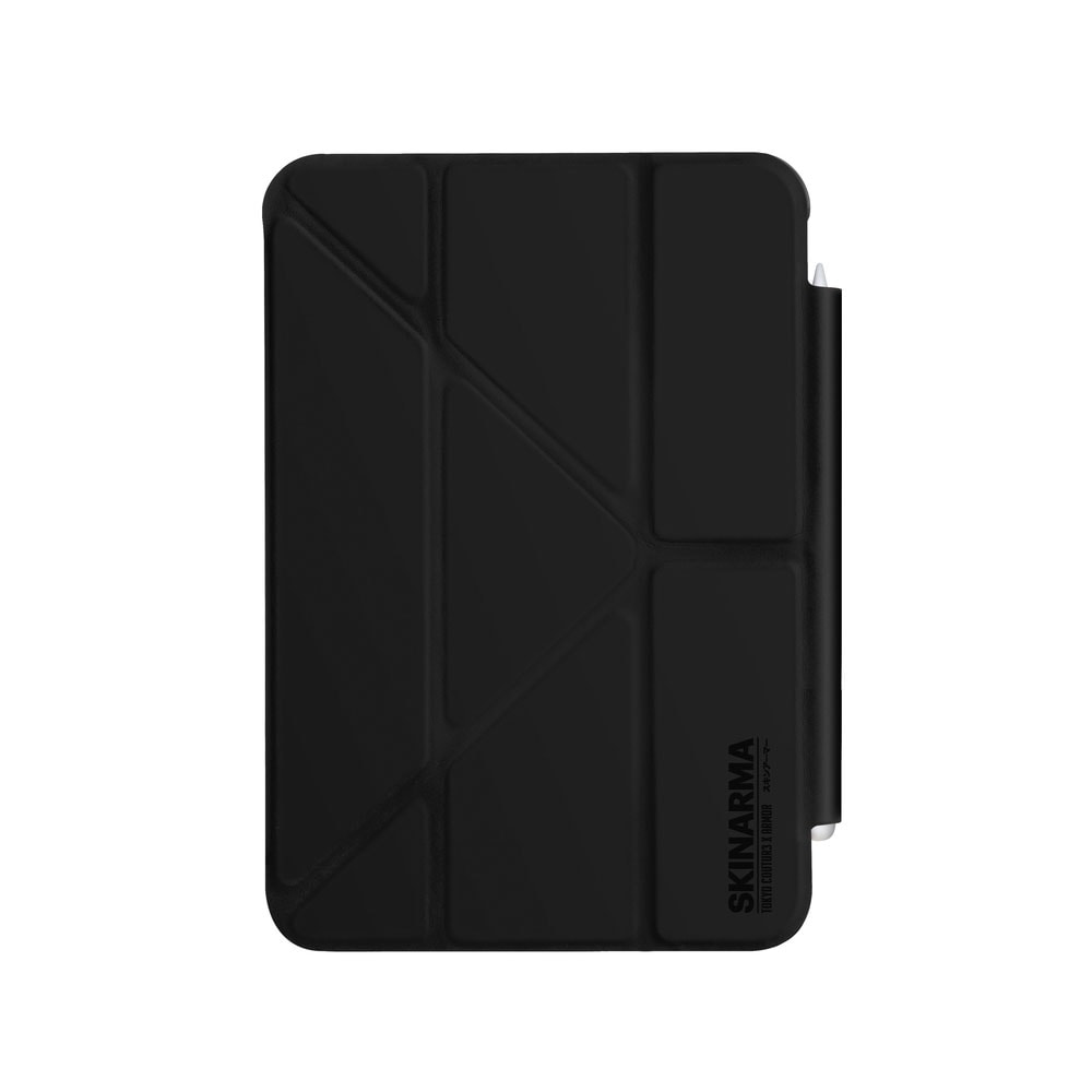 Apple iPad Pro 11 2025 M5 Kılıf SkinArma Sticker Tasarımlı Kalemlikli Arkası Şeffaf Standlı Magnetik Taito Kılıf