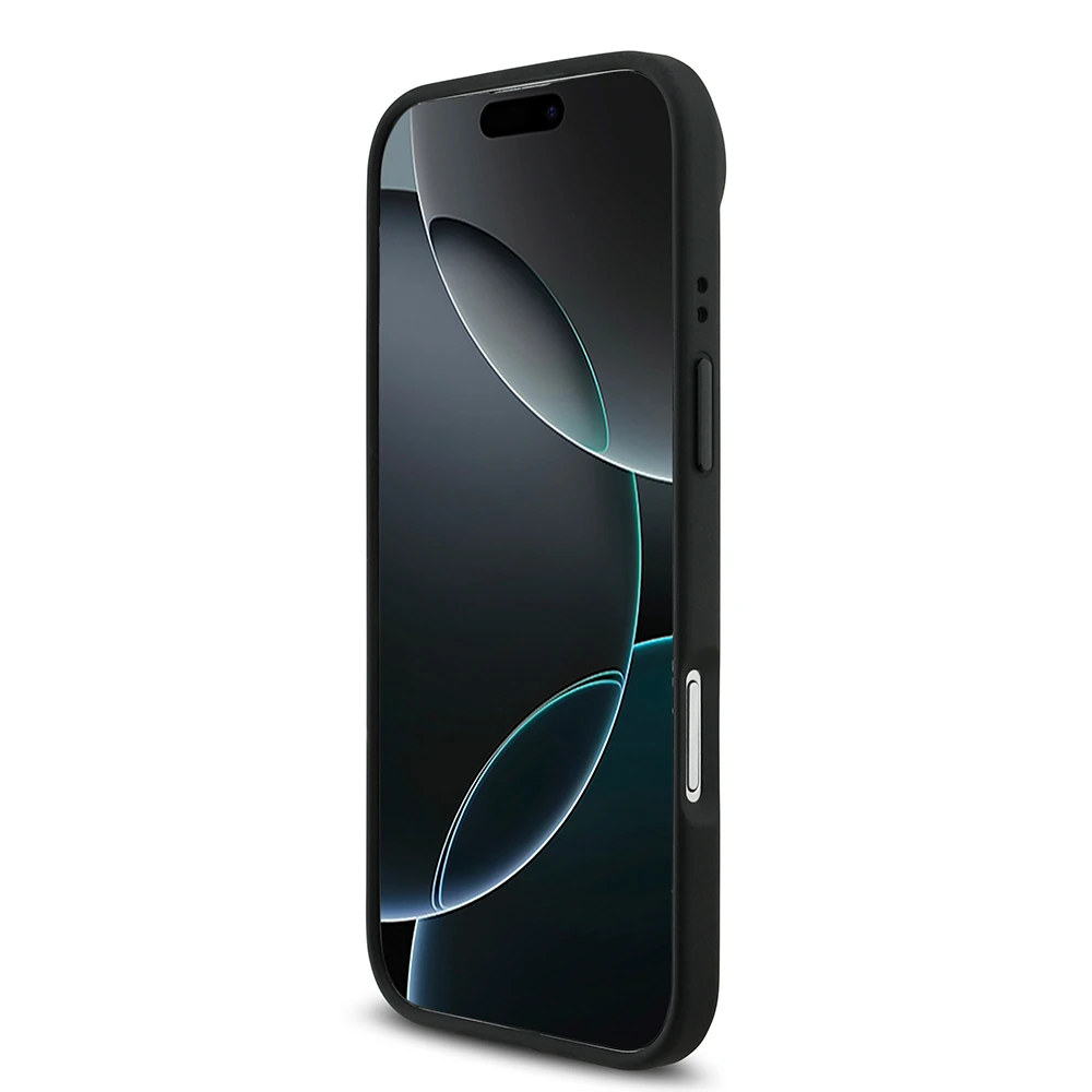 Apple iPhone 17 Air Kılıf BMW Orjinal Lisanslı M-safe Şarj Özellikli Metal BMW ve M Logolu PU Karbon Tasarımlı Kapak