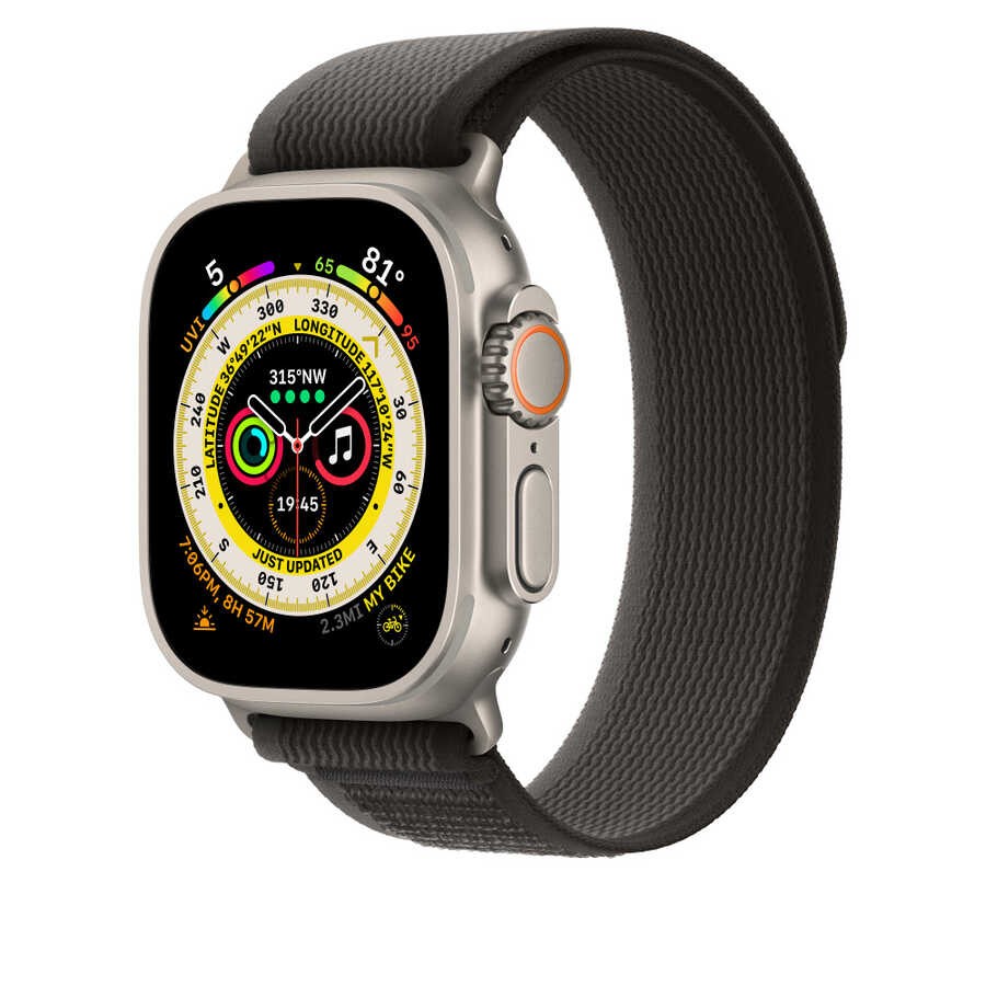 Watch 38mm Wiwu Trail Loop Naylon Örgü İşlemeli Hasır Kordon Strap Kayış