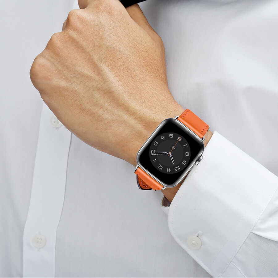 Watch 42mm Wiwu Attleage Watchband Hakiki Deri Kordon