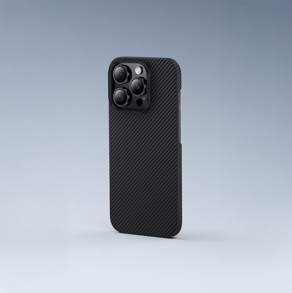 Apple iPhone 16 Pro Max Kılıf Benks M-safe Şarj Özellikli Metal Kamera Çerçeveli Magnetik ArmorAir 600D Kevlar Fiber Kapak