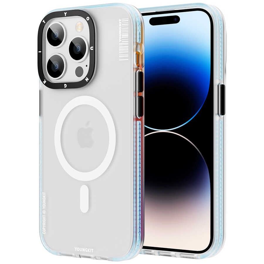 iPhone 13 Pro Max Kılıf Magsafe Şarj Özellikli Youngkit Jane Sand Serisi Kılıf