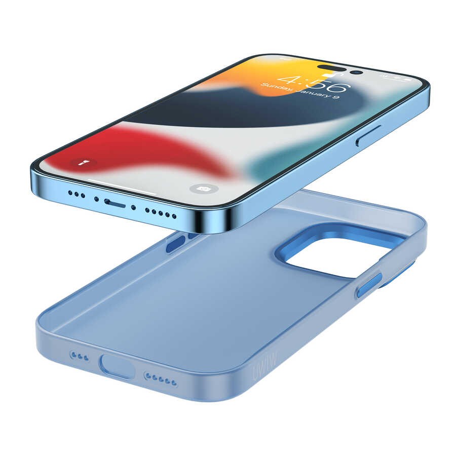 iPhone 14 Pro Wiwu Frosted Magnetic Buzlu Sert PC Kılıf