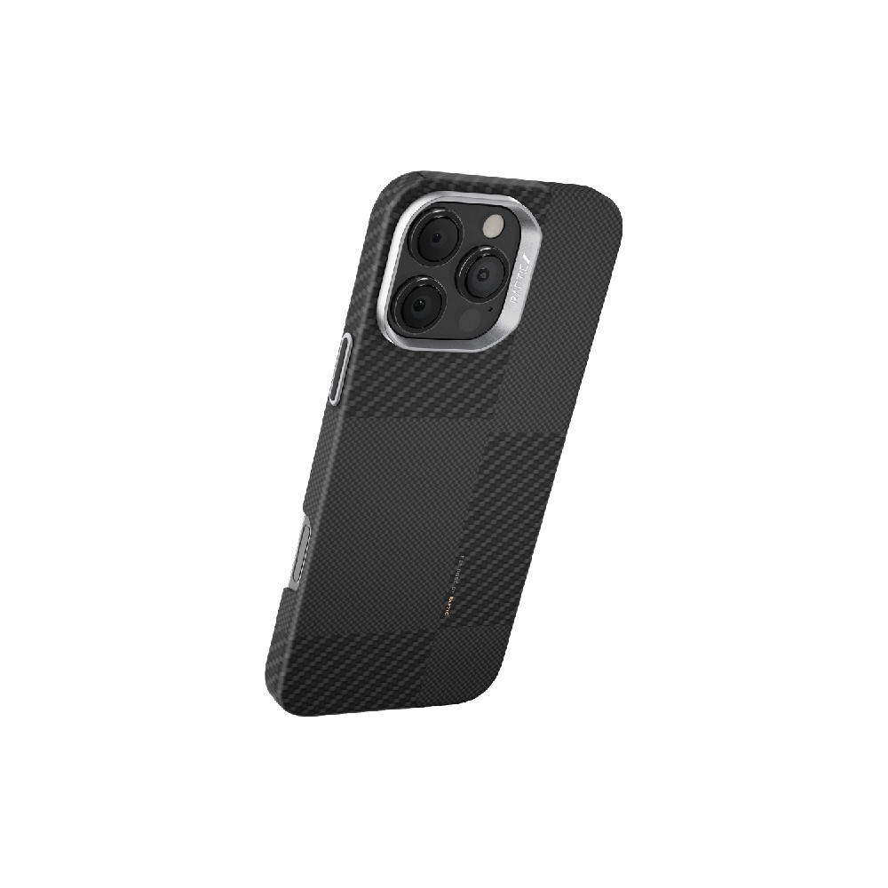 iPhone 16 Pro Kılıf Magsafe Şarj Özellikli 600D Metal Kamera Çerçeveli Raptic Aramid Fiber Croxx Mondrian Serisi Kılıf