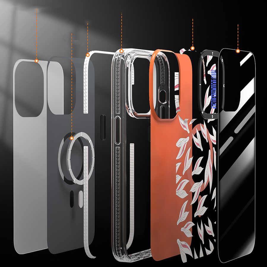 iPhone 14 Plus Kılıf Magsafe Şarj Özellikli Youngkit Play Rabbit Serisi Kılıf