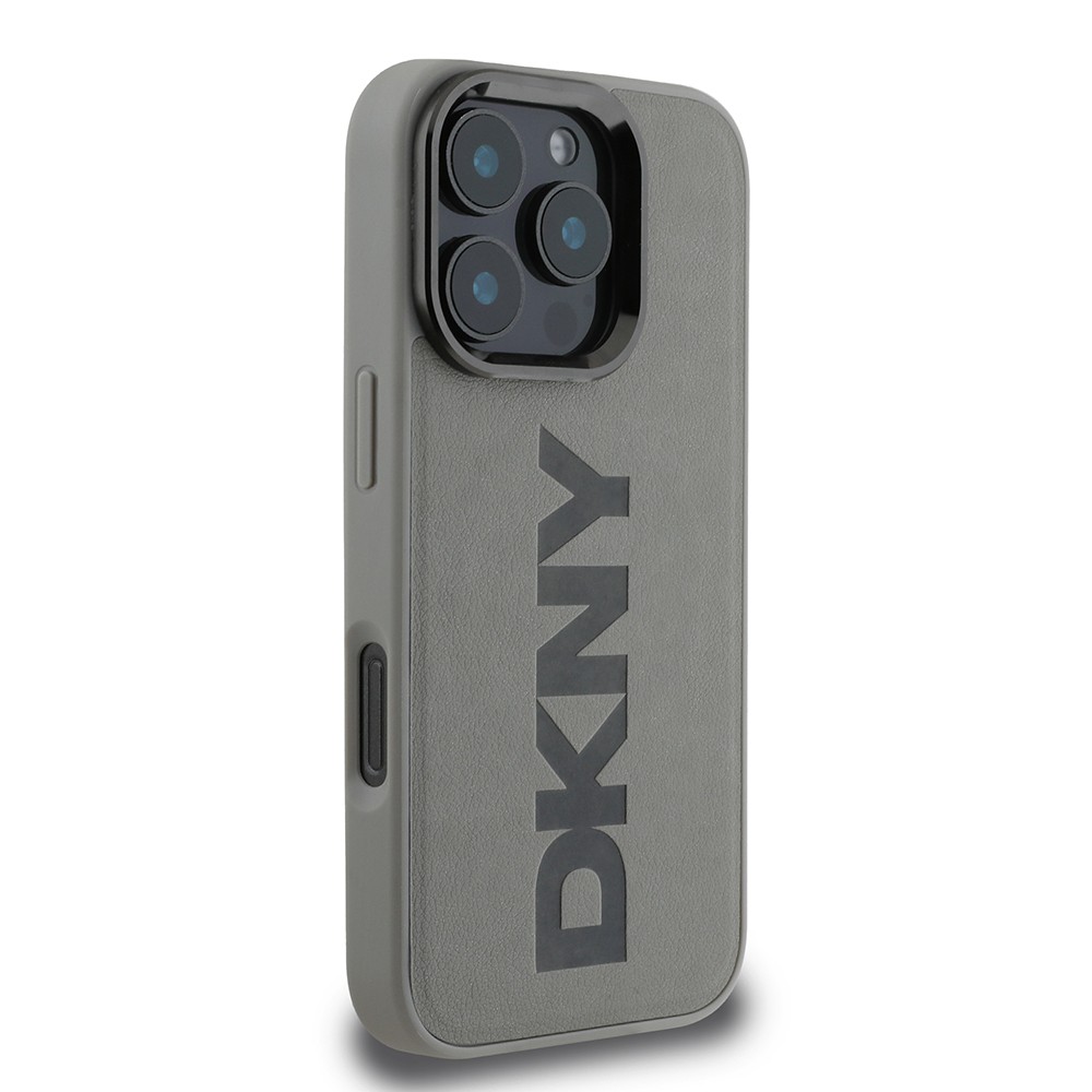 iPhone 16 Pro Kılıf DKNY Orjinal Lisanslı Magsafe Şarj Özellikli PU Deri Plain Kılıf