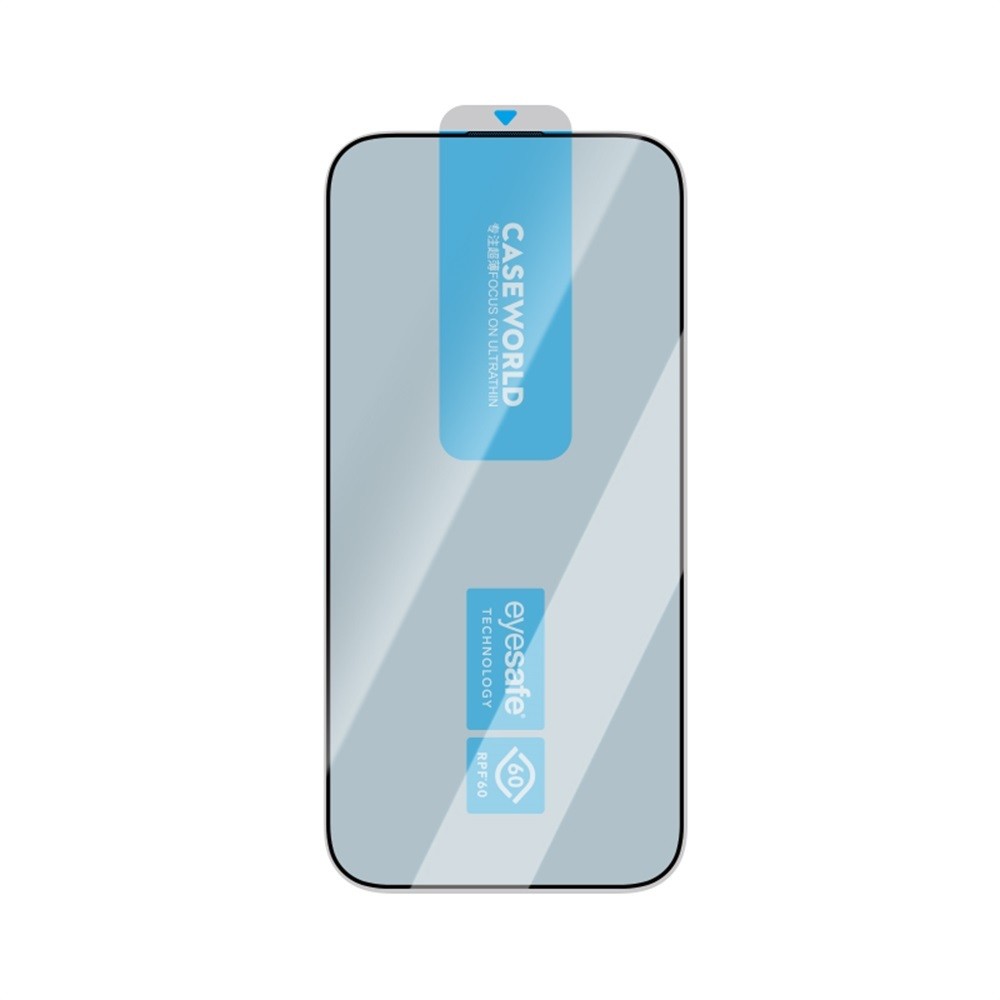 Apple iPhone 16 Plus CaseWorld EyeGuard Serisi 2.5D Eyesafe Teknolojili Cam Ekran Koruyucu