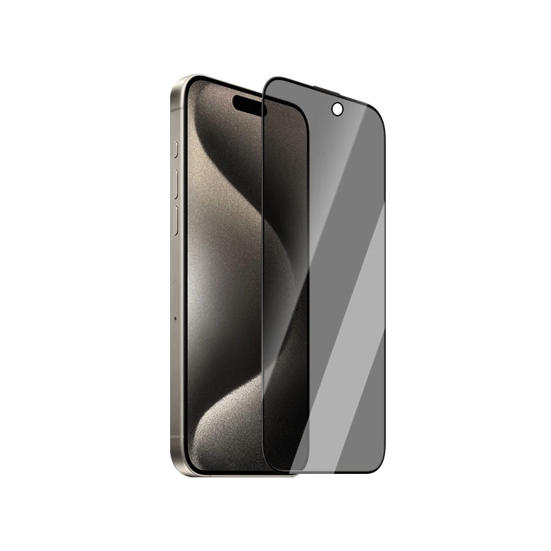 Apple iPhone 15 Pro Max CaseWorld HD Serisi 0.33mm Privacy Temperli Cam Ekran Koruyucu