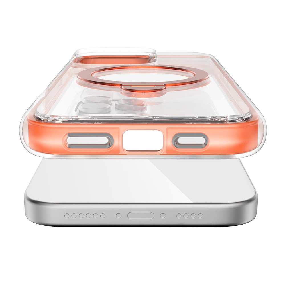 iPhone 16 Pro Max Kılıf Magsafe Şarj Özellikli Raptic AirJoy Serisi 360 Derece Dönebilen Standlı Kılıf