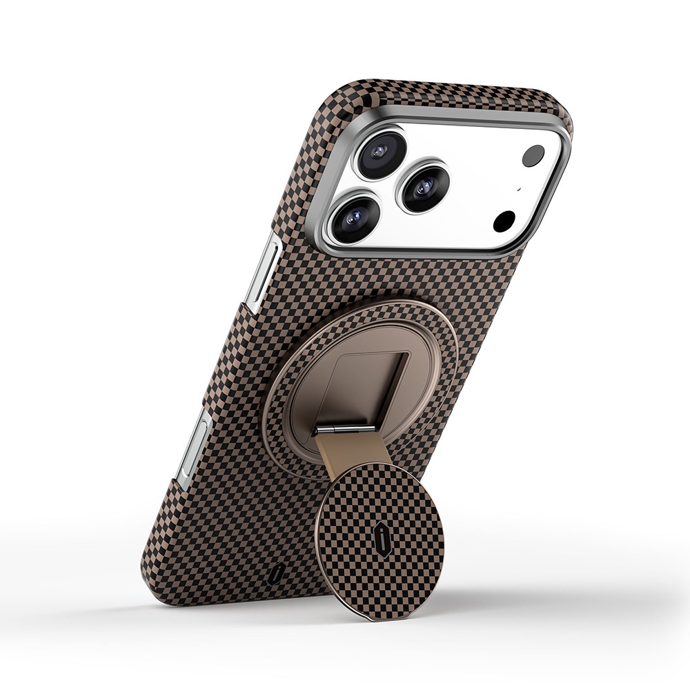 Wiwu Warriors Serisi Aramid Fiber 360 Derece Dönebilen Magnetik Ring Stand Telefon Tutucu