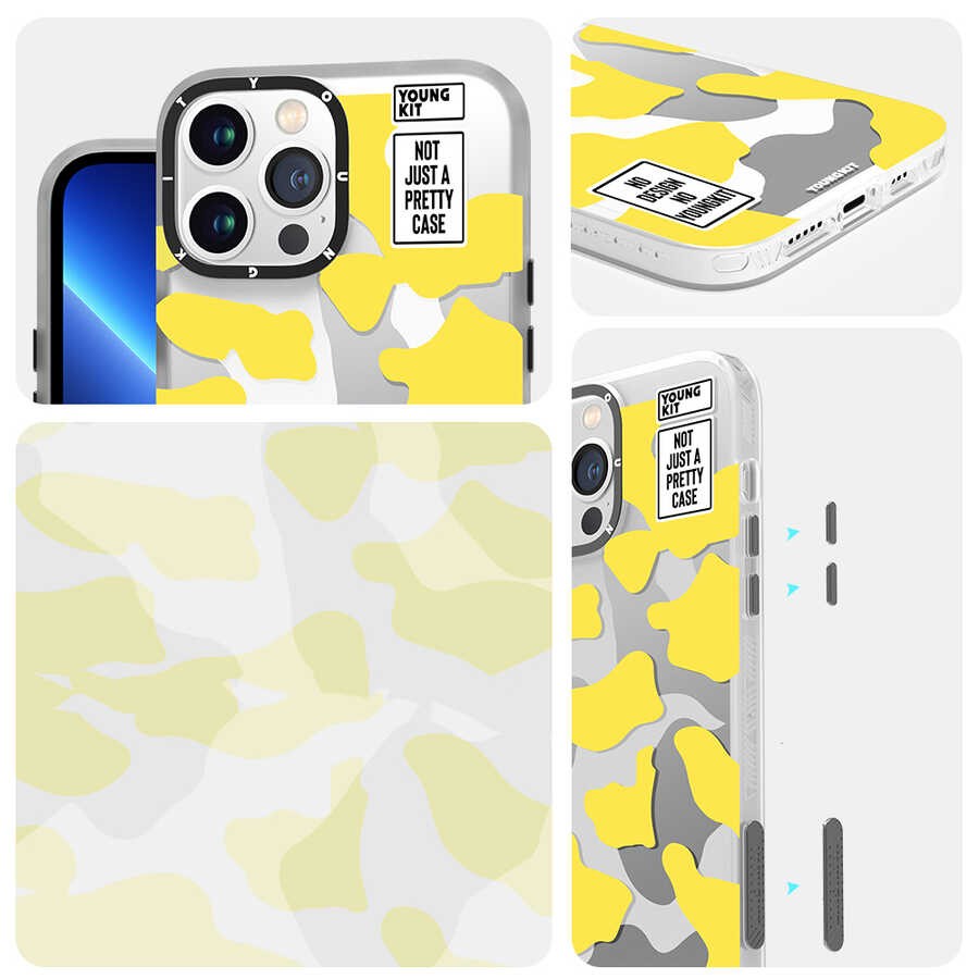 iPhone 13 Pro Max Kılıf YoungKit Kamuflaj Serisi Kılıf