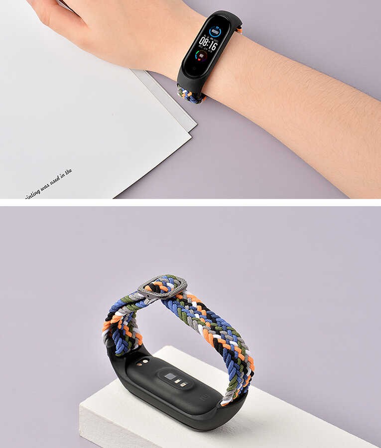 Xiaomi Mi Band 3 KRD-49 Örgü Kordon