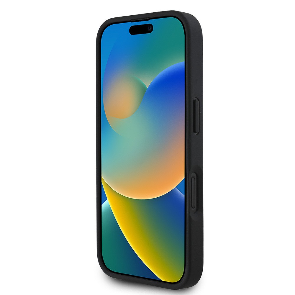 Apple iPhone 16 Kılıf Aston Martin Orjinal Lisanslı M-safe Şarj Özellikli Renkli Halka ve Karbon Fiber Tasarımlı Kapak