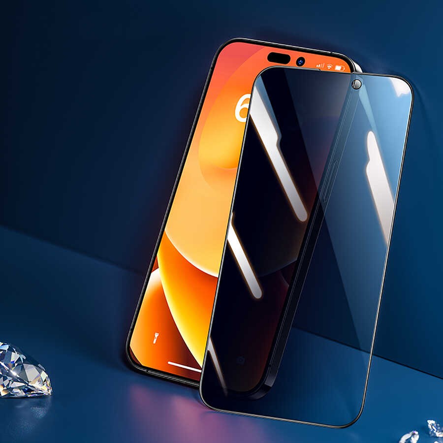 iPhone 14 Pro Benks Yeni Seri V Pro Plus Privacy Hayalet Ekran Koruyucu