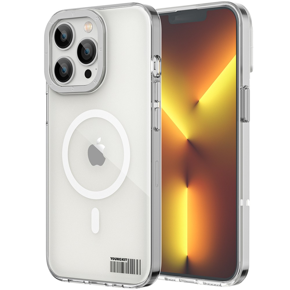 iPhone 13 Pro Max Kılıf Magsafe Şarj Özellikli Youngkit Coloured Glaze Serisi Kılıf