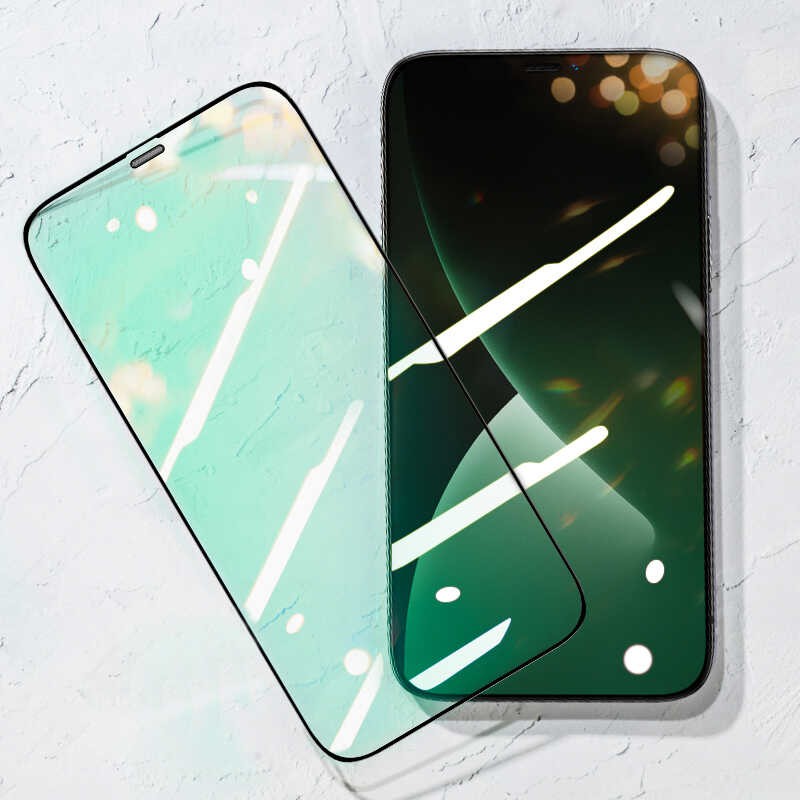 iPhone 12 ​​​​Benks 0.3mm V Pro Dust Proof Green Light Ekran Koruyucu