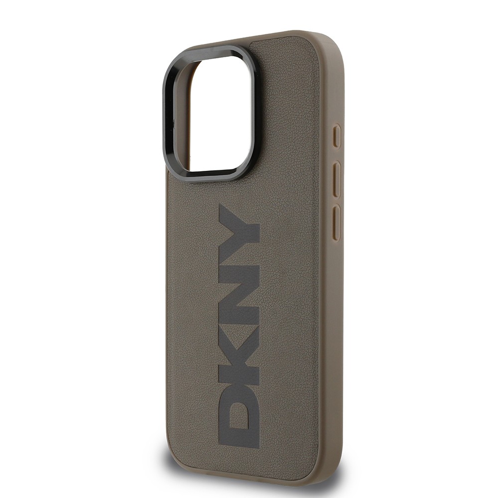 iPhone 16 Pro Max Kılıf DKNY Orjinal Lisanslı Magsafe Şarj Özellikli PU Deri Plain Kılıf